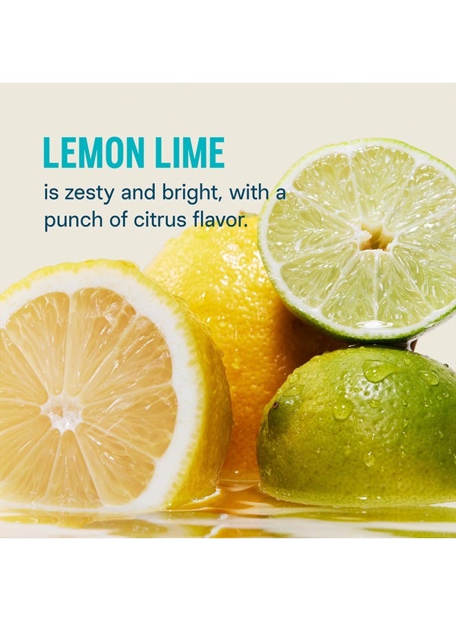 Lemon Lime - Hydration Powder Packets Electrolyte Powder Drink Mix Easy Open Single-Serving Sticks Non-GMO - 3 Pack, 48 Servings