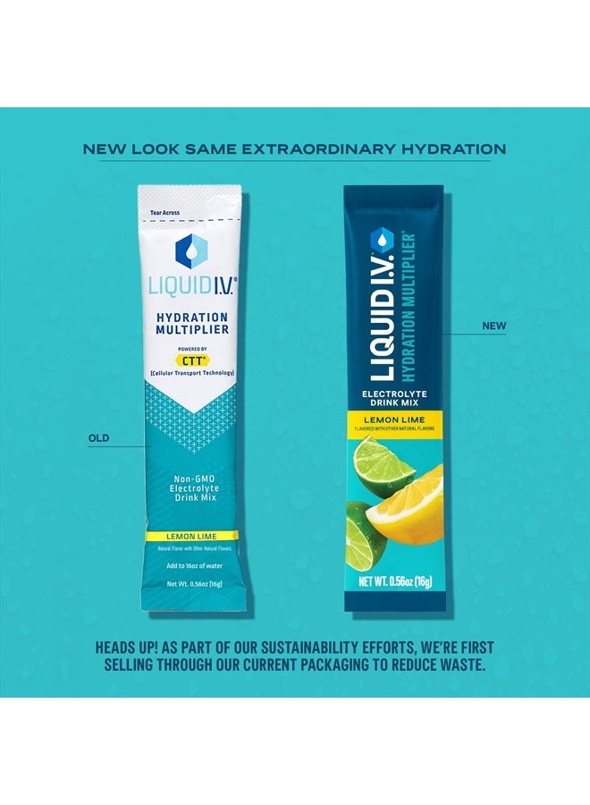 Multiplier - Strawberry Lemonade - Hydration Powder Packets Electrolyte Powder Drink Mix Convenient Single-Serving Sticks Non-GMO - 1 Pack, 16 Servings
