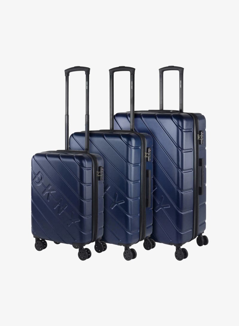 Side Tracked Hardside Luggage on Wheels for Unisex | Ultra Lightweight ABS on with Spinner Wheels 4 Color Blue