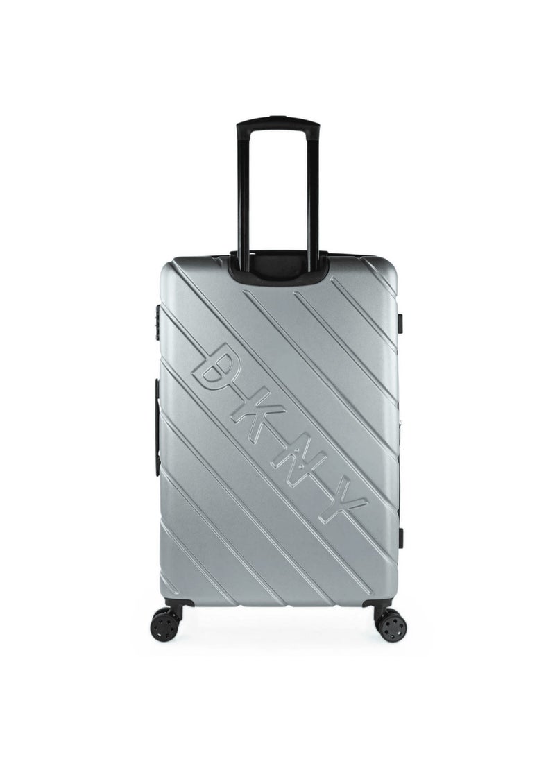 Side Tracked Hardside Luggage on Wheels for Unisex | Ultra Lightweight ABS on with Spinner Wheels 4 Color Silver