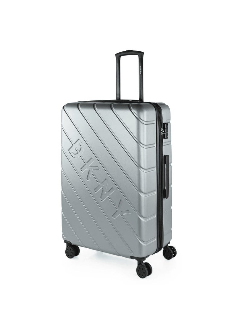 Side Tracked Hardside Luggage on Wheels for Unisex | Ultra Lightweight ABS on with Spinner Wheels 4 Color Silver