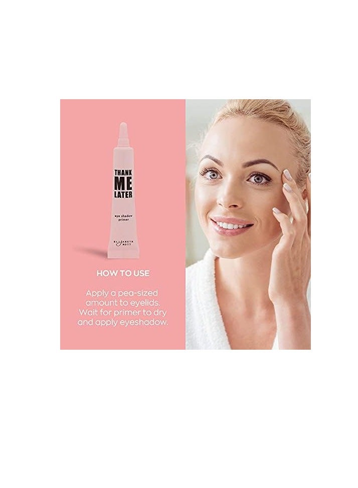 Elizabeth Mott - Thank Me Later Eye & Face Matte Primer for Long-Lasting Power Grip Makeup, Shine & Oil Control, Pore Minimizer, Hides Wrinkles, Prevent Creasing for All-Day Eye Makeup Wear-10g & 30g