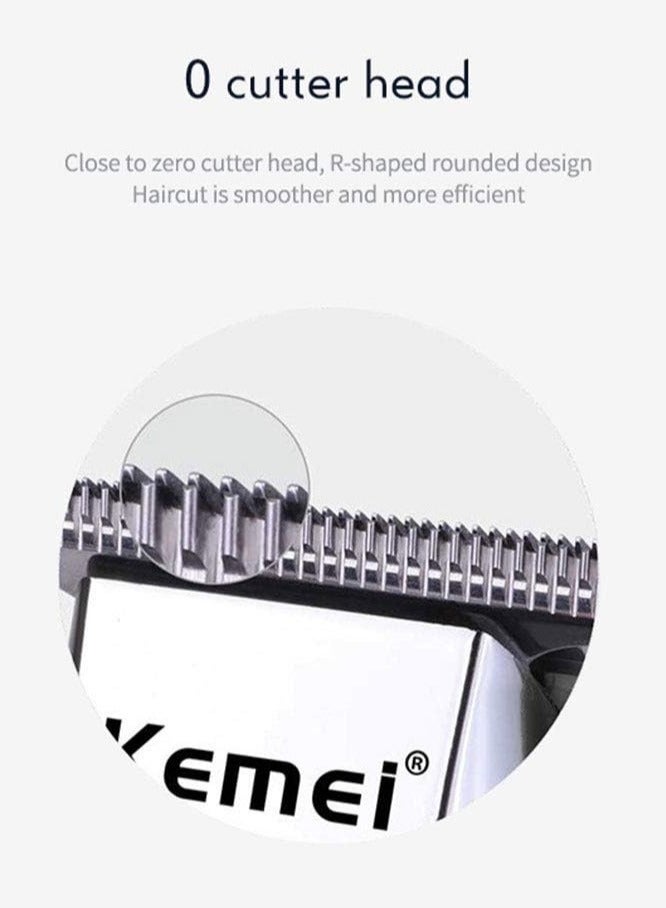 KEMEI Mens Clipper Cordless Barber Professional Hair Clipper LCD Display 0mm Baldheaded Beard Hair Trimmer for Men DIY Cutter Electric Haircut Machine USB Rechargeable