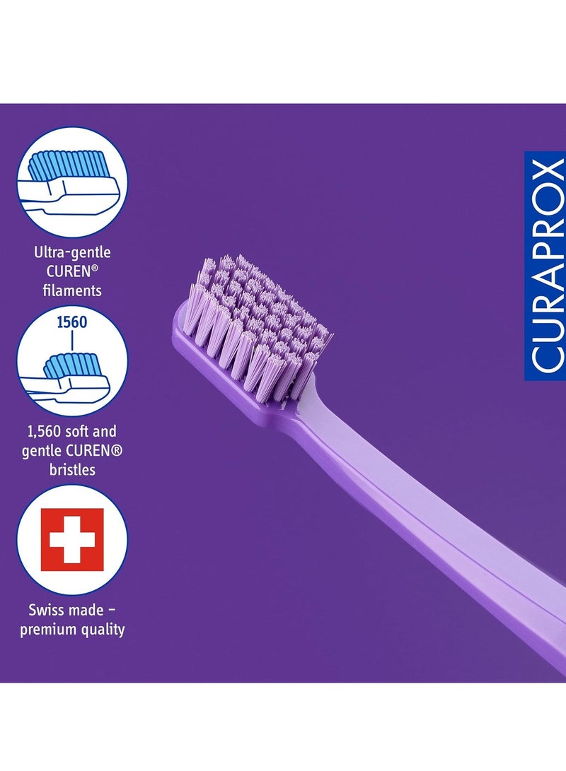 Curaprox CS 1560 Soft Toothbrush,1 Unit