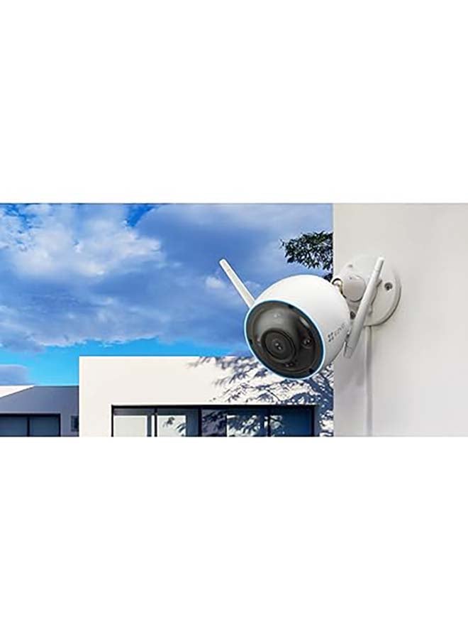 H3 3K Smart Home Camera, Color Night Vision, Two Way Talk, AI Powered Human, Supports Local Micro SD Card, Active Defense, Vehicle Shape Detection, 2.4Ghz Wifi Connectivity