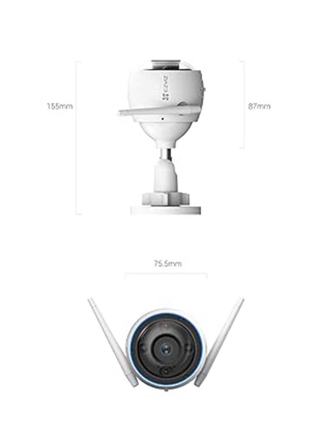 H3 3K Smart Home Camera, Color Night Vision, Two Way Talk, AI Powered Human, Supports Local Micro SD Card, Active Defense, Vehicle Shape Detection, 2.4Ghz Wifi Connectivity