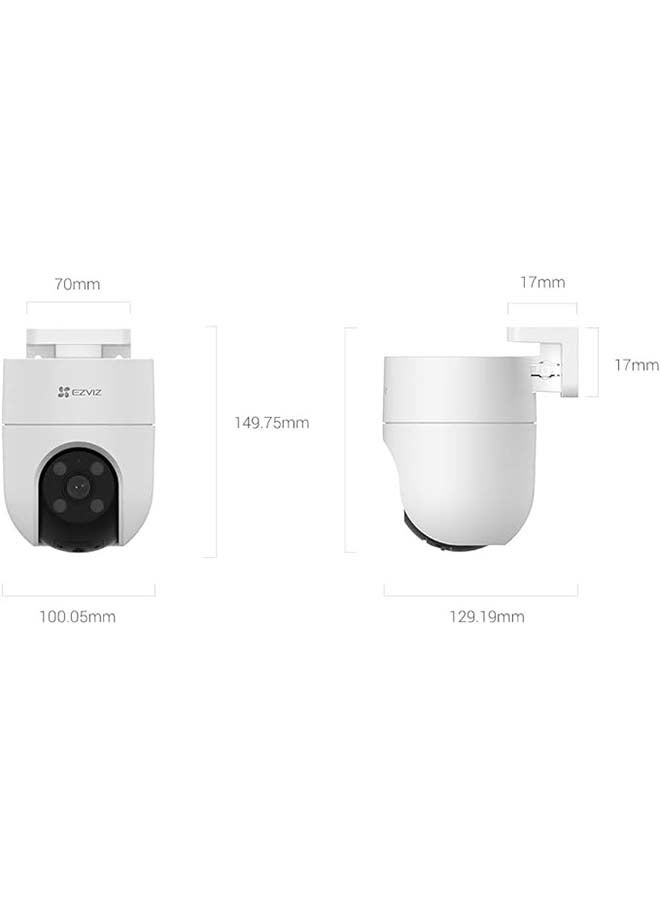 H8c 2K+ Pan & Tilt Wi-Fi Camera, Outdoor, 4MP Resolution, Smart IR, All-Around Protection With Enhanced Performance