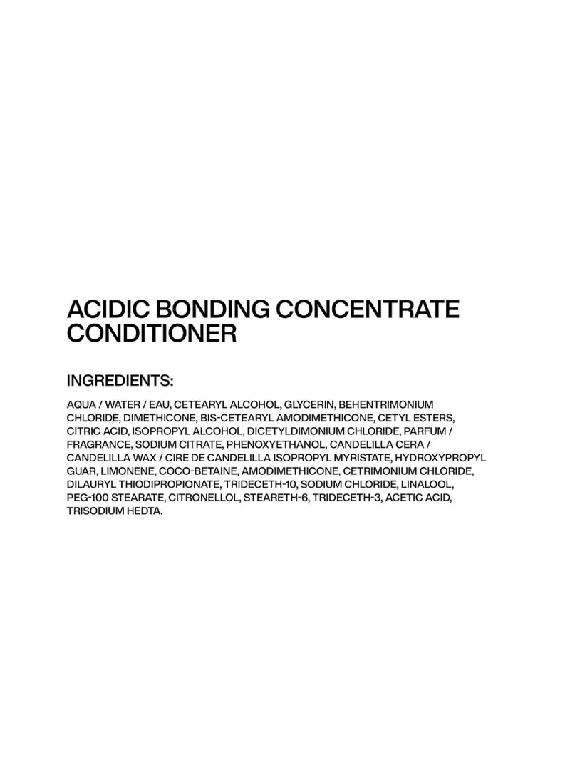 REDKEN Bonding Shampoo & Conditioner Set for Damaged Hair Repair | Acidic Bonding Concentrate | Sulfate-Free | Repairs Bleached or Color-Treated Hair | For All Hair Types