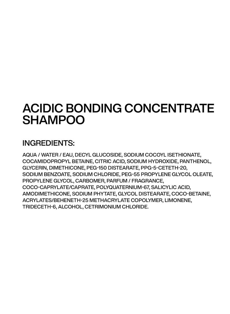 REDKEN Bonding Shampoo & Conditioner Set for Damaged Hair Repair | Acidic Bonding Concentrate | Sulfate-Free | Repairs Bleached or Color-Treated Hair | For All Hair Types