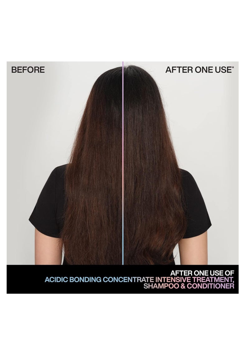 REDKEN Bonding Shampoo & Conditioner Set for Damaged Hair Repair | Acidic Bonding Concentrate | Sulfate-Free | Repairs Bleached or Color-Treated Hair | For All Hair Types