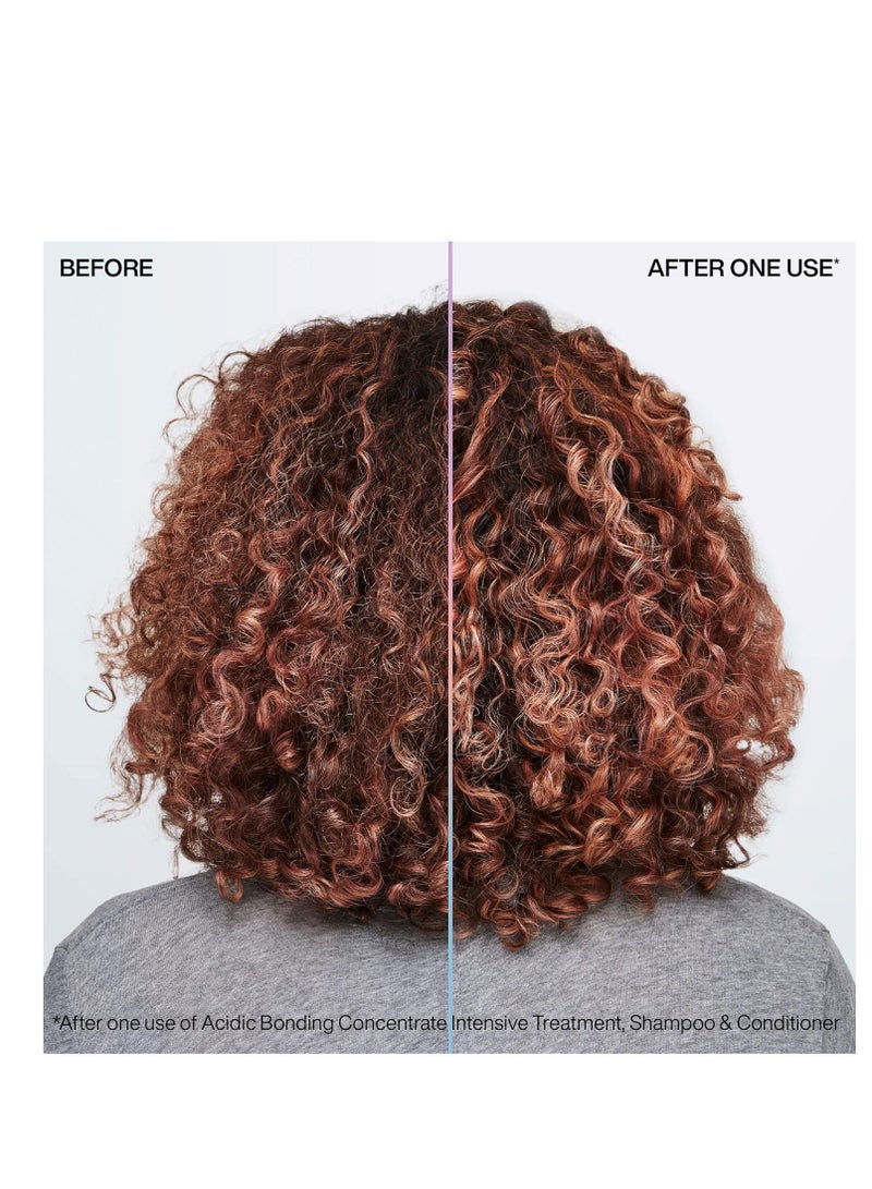 REDKEN Bonding Shampoo & Conditioner Set for Damaged Hair Repair | Acidic Bonding Concentrate | Sulfate-Free | Repairs Bleached or Color-Treated Hair | For All Hair Types