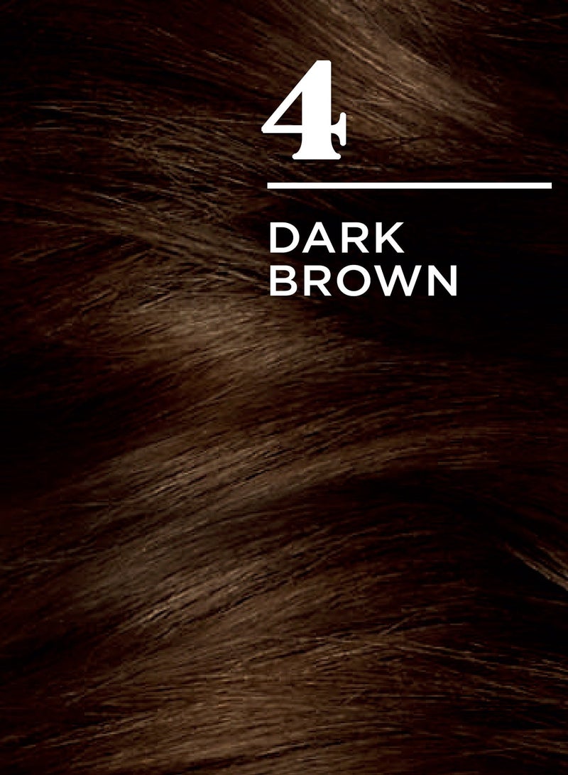 Clairol Nice'n Easy Permanent Hair Color Cream 4 Dark Brown Hair Dye 1 Application
