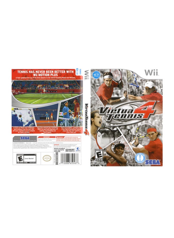 Virtua Tennis 4 - Nintendo Wll - sports - nintendo_wii