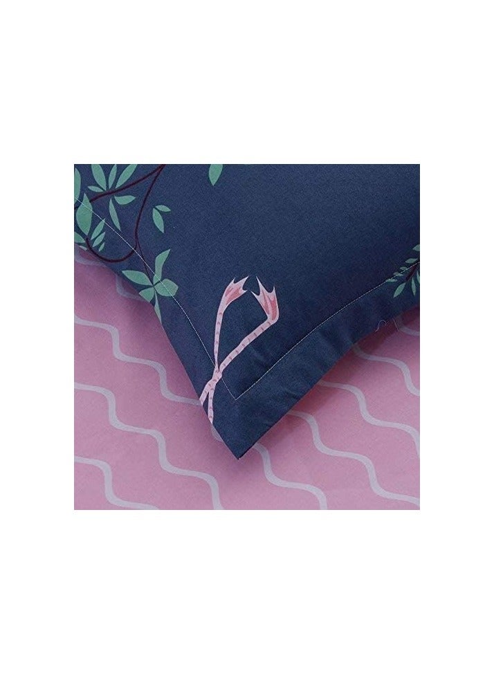 6 Piece King/Queen/Single size, striped pattern duvet cover set. set includes 1 Comforter Cover, 1 Fitted Bedsheet, 4 Pillowcases
