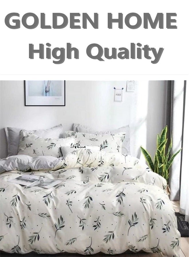 King/queen/single size, striped pattern duvet cover set. 6 Piece set includes 1 Comforter Cover, 1 Fitted Bedsheet, 4Pillowcases