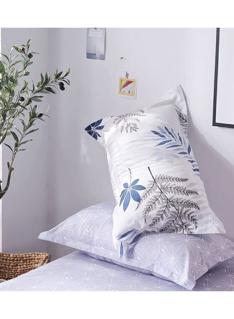 6 Piece King/Queen/Single size, striped pattern duvet cover set. set includes 1 Comforter Cover, 1 Fitted Bedsheet, 4 Pillowcases