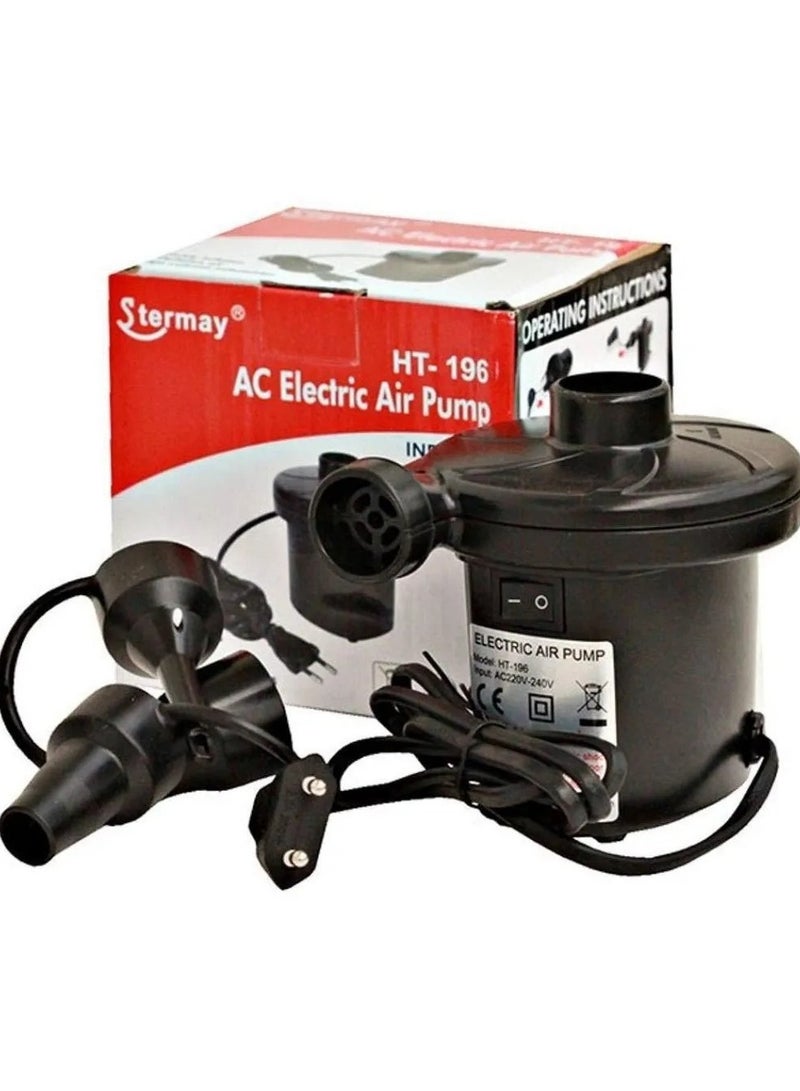 Electric Air Pump 12V Auto 3 Nozzle Gas-fill Air Compressor