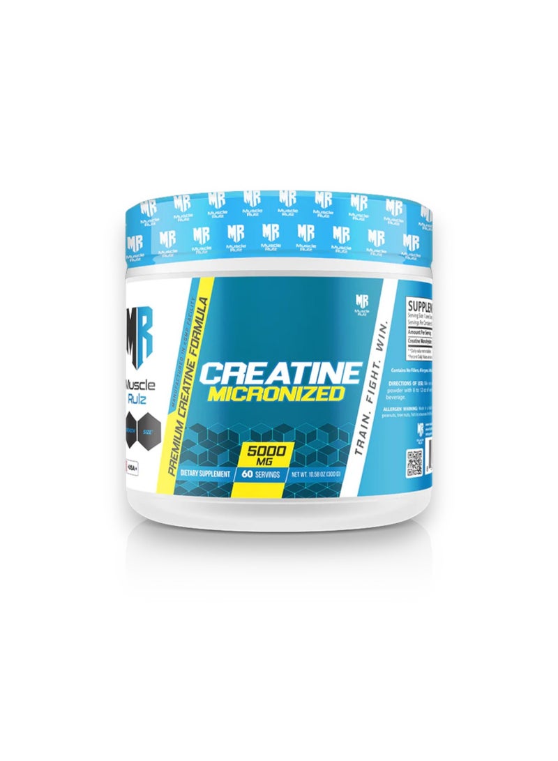 Creatine Micronized 5000mg Premium Creatine Formula 60 Servings