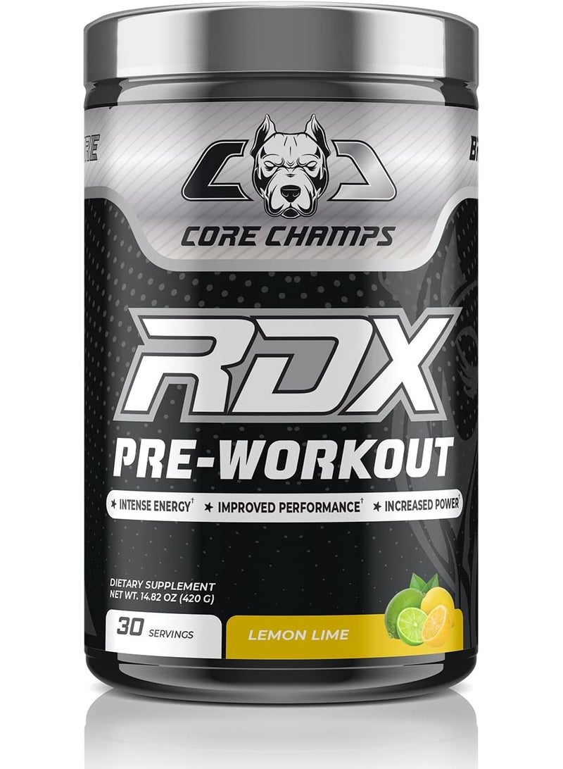 Core Champs RDX Pre-workout Lemon Lime Flavor 420g