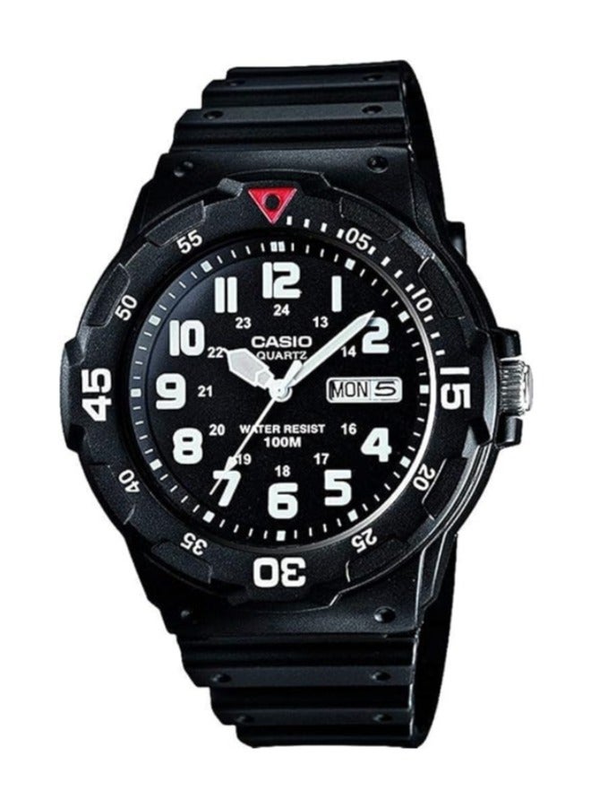 Casio Mens Quartz Watch, Analog Display and Resin Strap MRW-200H-1BVEF
