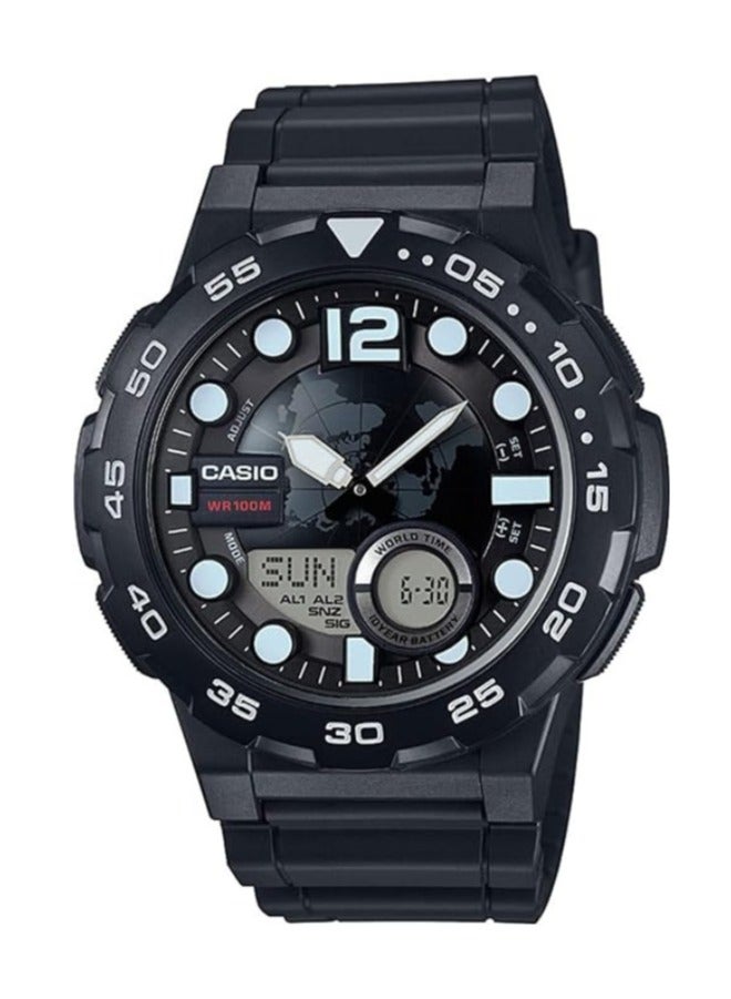 Casio Casual Analog Display Watch For Men Aeq-100W-1Avdf
