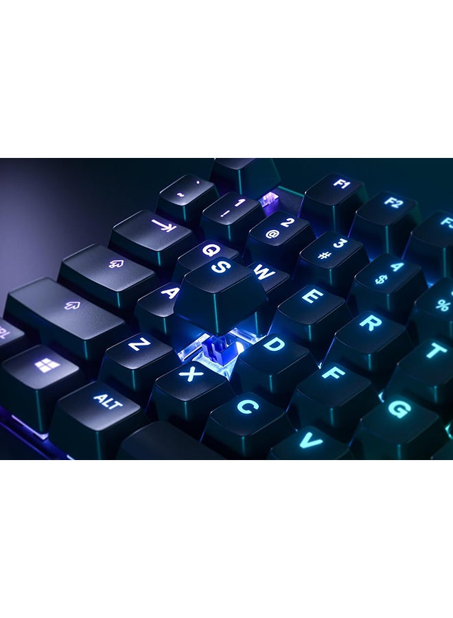 Apex 5 - Hybrid Mechanical Gaming Keyboard - Per-Key RGB Illumination - Oled Smart display - American (QWERTY) Layout PC