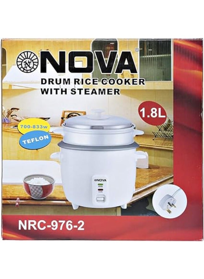 Rice Cooker With Steamer 1.8L NRC-976-2