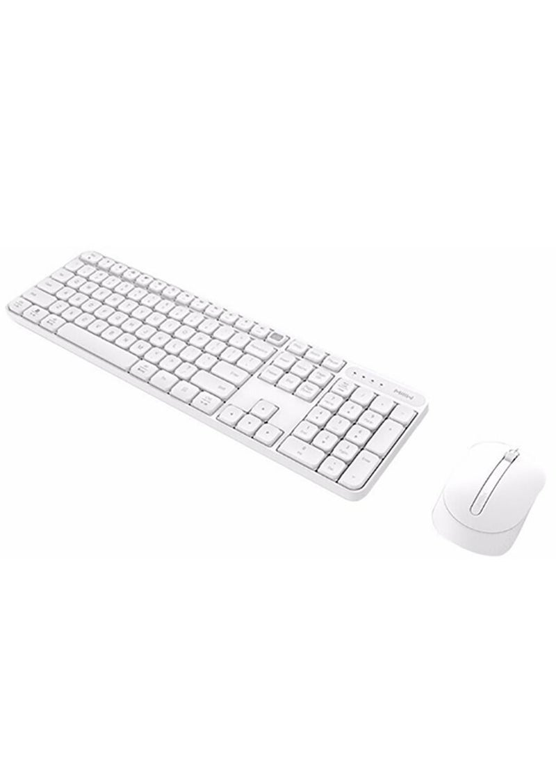 Wireless Silent Combo Keyboard and Mouse Set