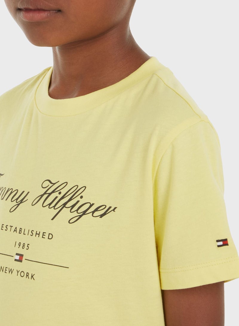 Kids Tommy Script T-Shirt