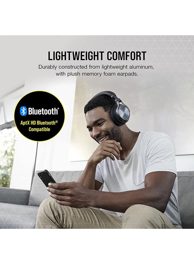 CORSAIR VIRTUOSO RGB WIRELESS XT High-Fidelity Gaming Headset with Bluetooth and Spatial Audio - Works with Mac, PC, PS5, PS4, Xbox series X/S - Slate