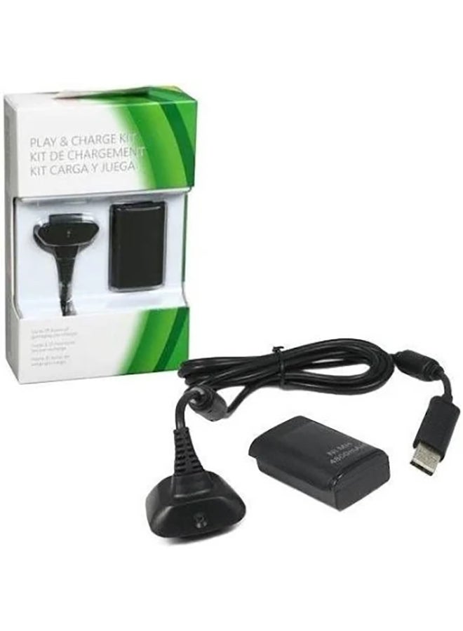 Xbox 360 Play And Charge Wired Kit