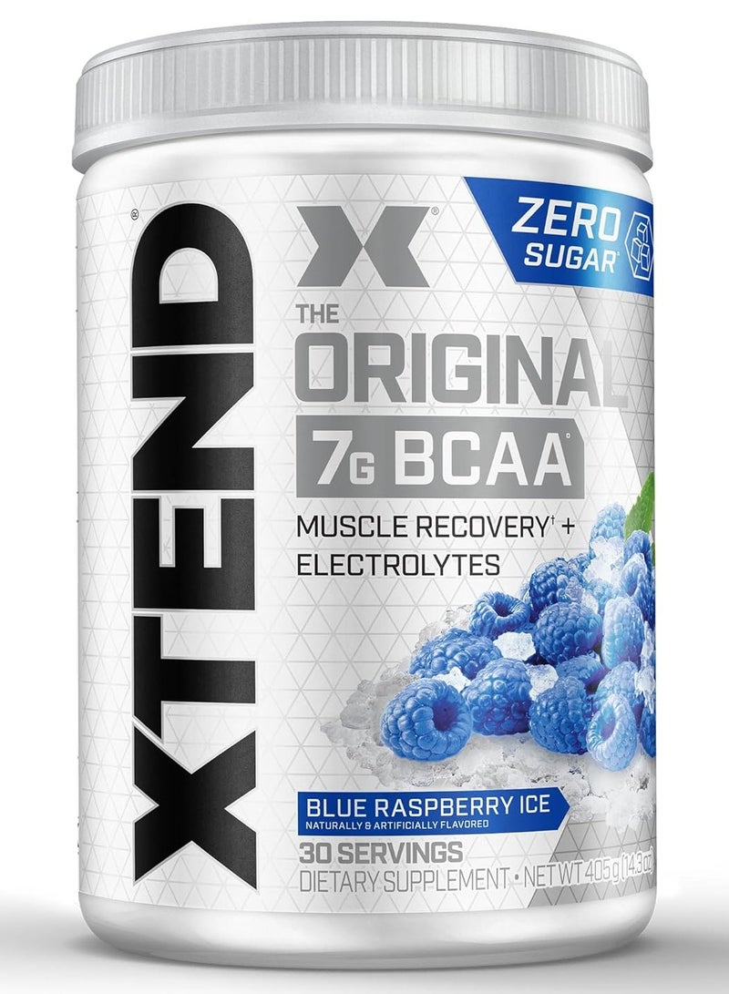 Xtend Original 7g BCAA 444g Blue Raspberry Ice Flavor 30 Serving