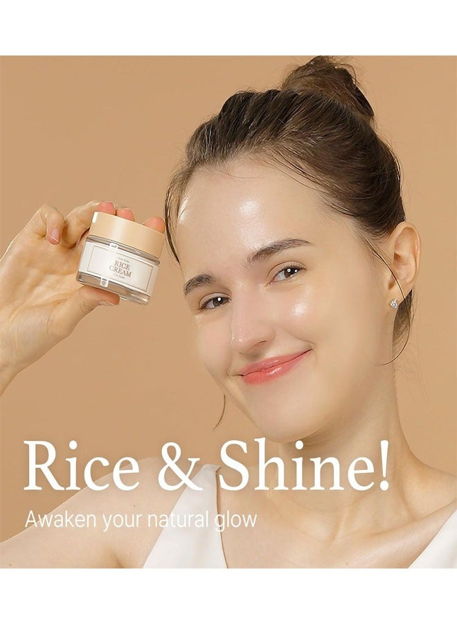 I'm from Rice Cream, 41% Rice Bran Essence with Ceramide, Glowing Look, Improves Moisture Skin Barrier, Nourishes Deeply, Smoothening to Even Out Skin Tone, K Beauty