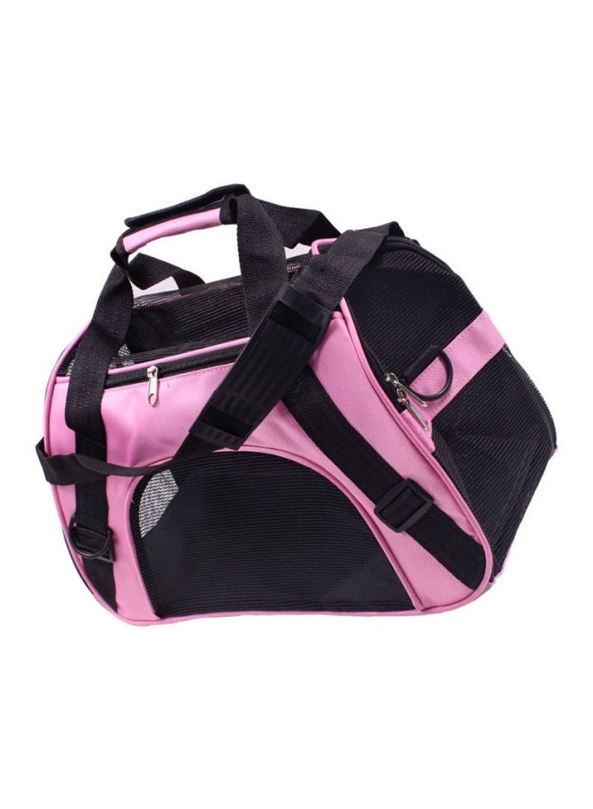 Polyester Carrier Bag Black/Pink 0cm