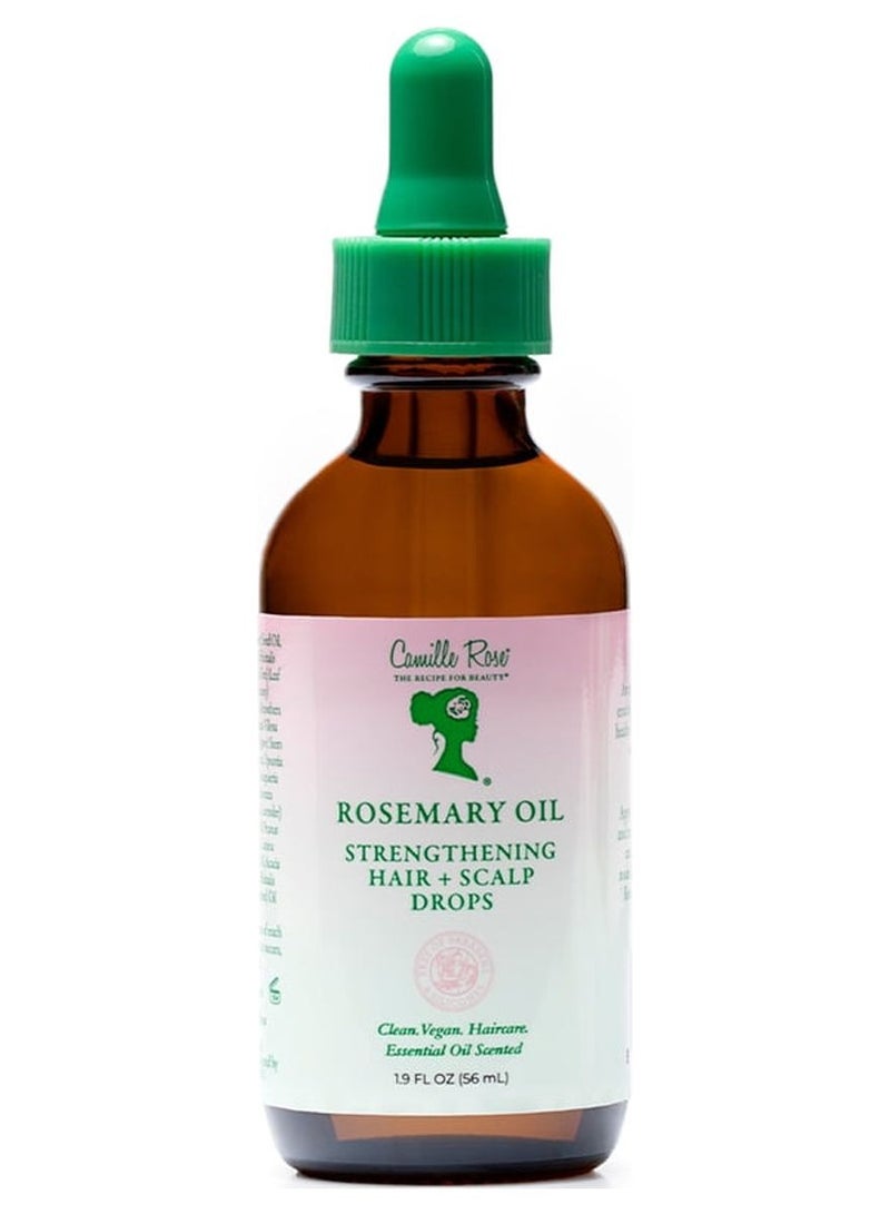 Rosemary Oil Strengthening Hair+Scalp Drops 1.9 oz 56 mL