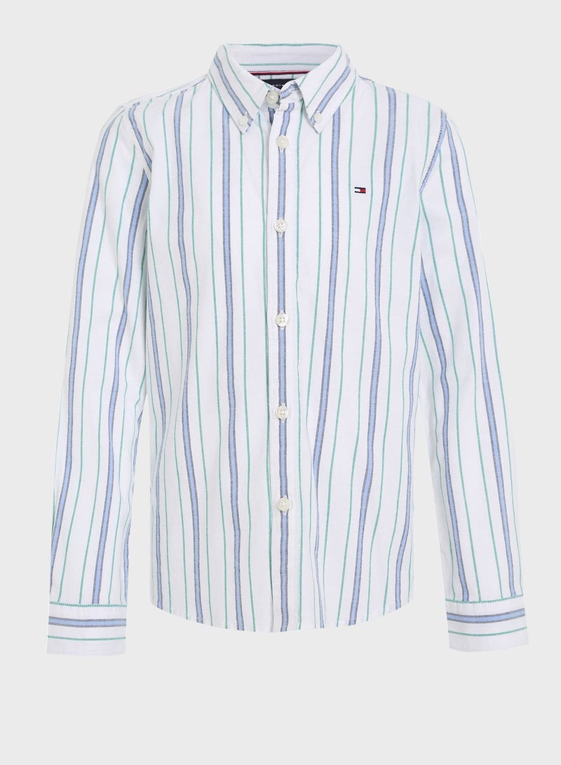 Youth Stripe Flex Ithaca Shirt