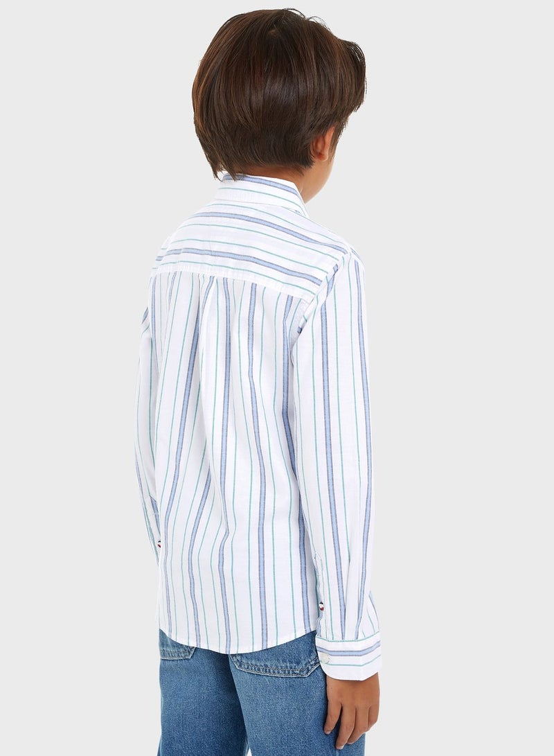 Youth Stripe Flex Ithaca Shirt