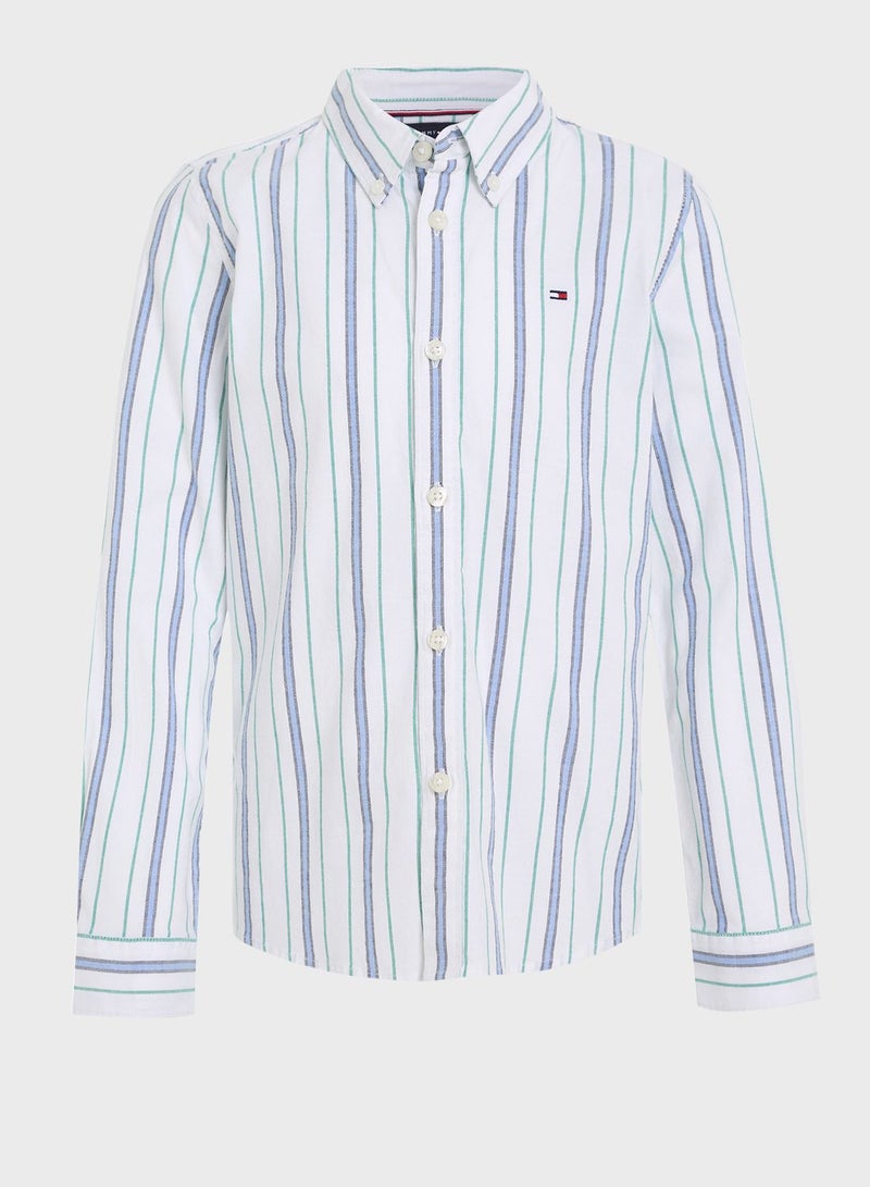 Kids Stripe Flex Ithaca Shirt