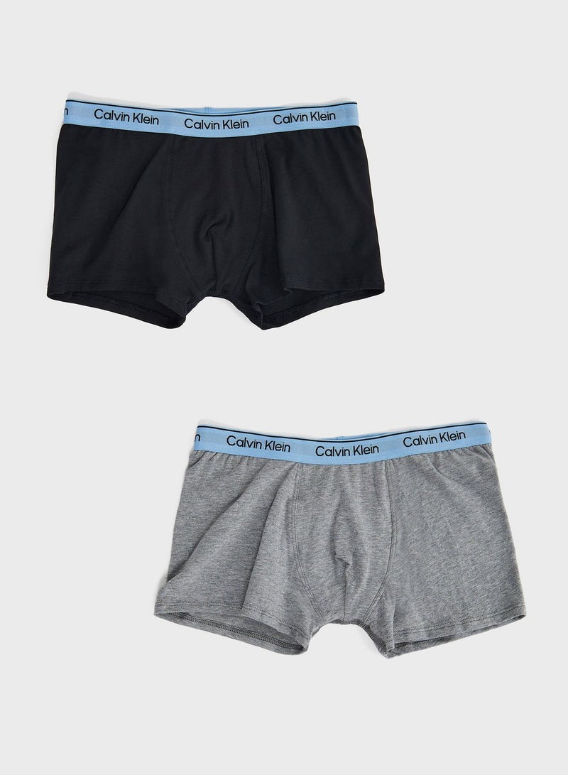 Kids 2 Pack Assorted Trunks