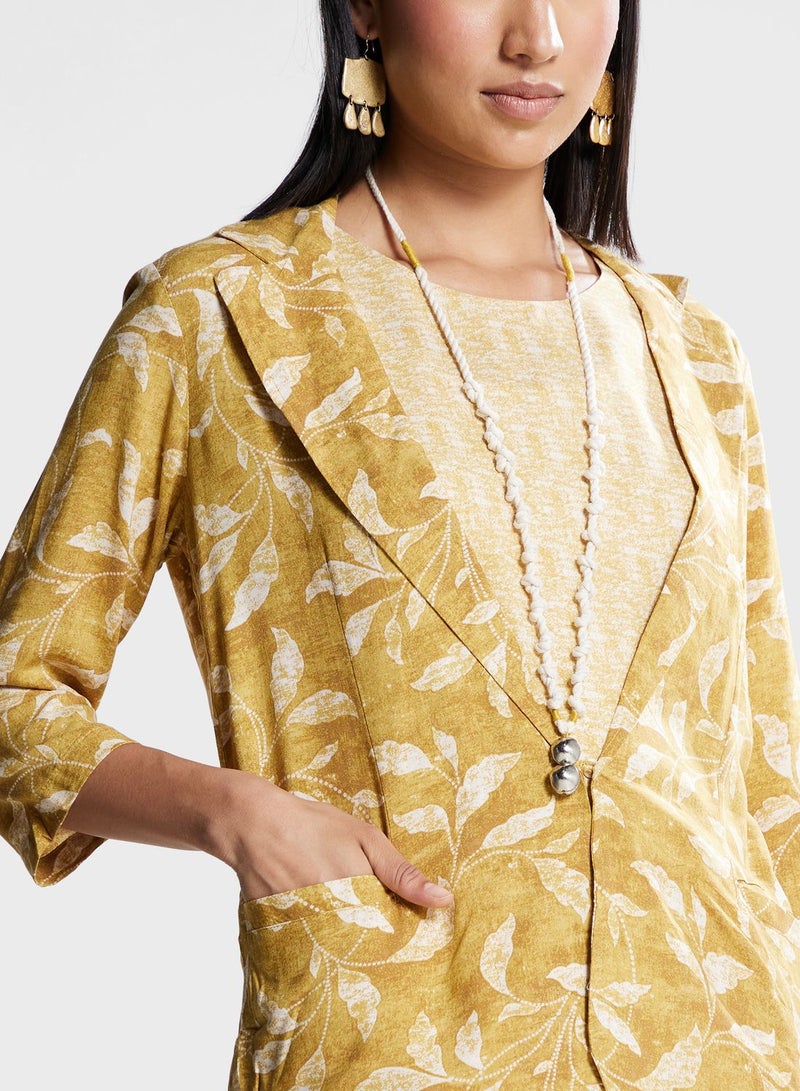 Printed Tunic With Jacket