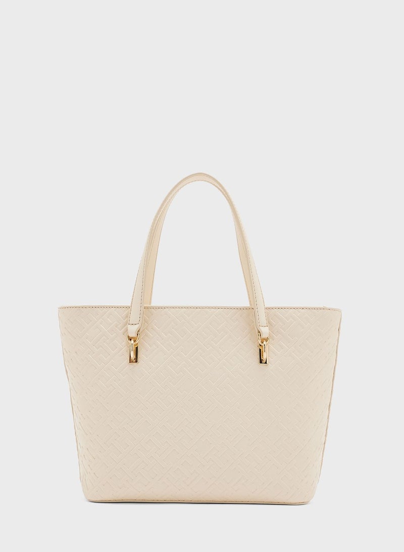 Refined Mini Tote Mono