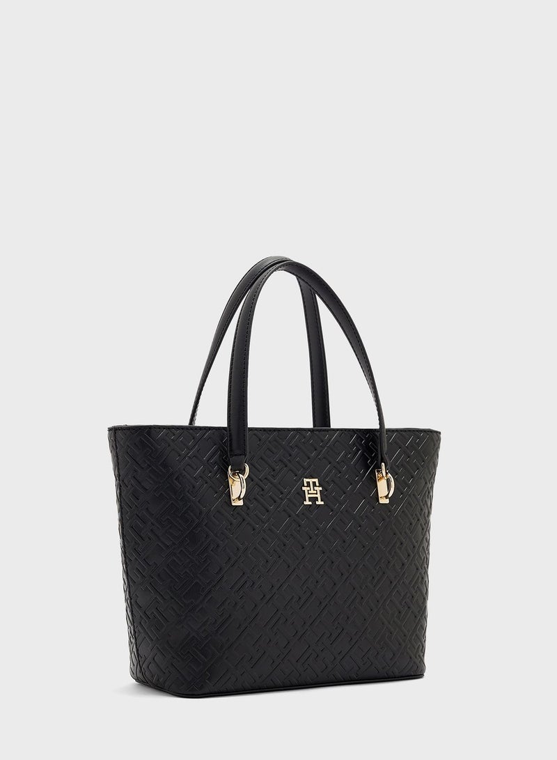 Refined Mini Tote Mono