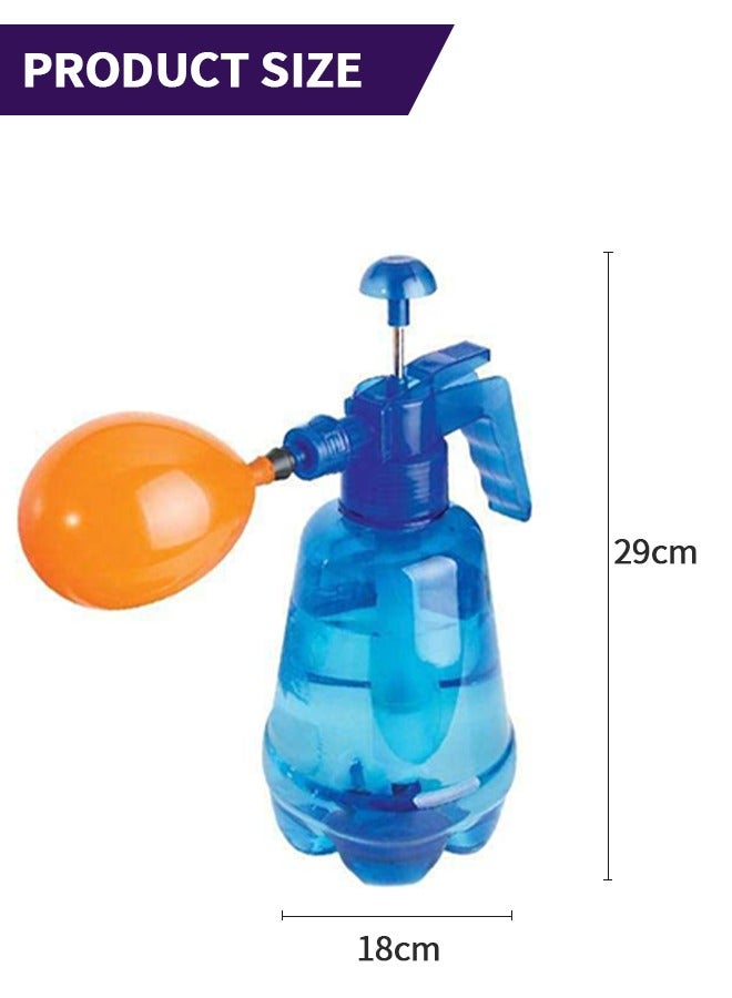 Water/Air Balloon Pumping Station Emoji Blaster - 500 Balloons Water Filler Balloon Pump Kit - Summer Outdoor Backyard Fun Activity For Kids