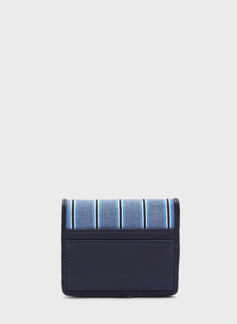 Spring Chic Bifold Stripes Wallet