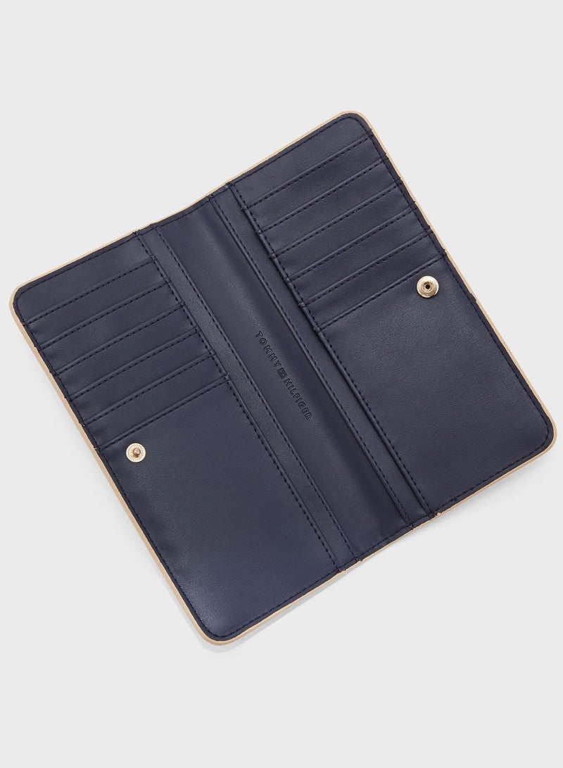 Monotype Large Slim Wallet Purse