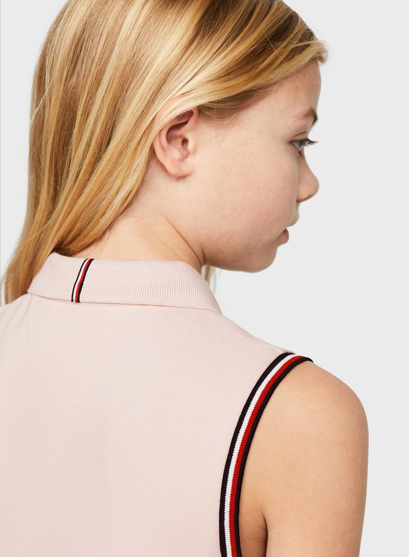 Youth Essential Polo Dress