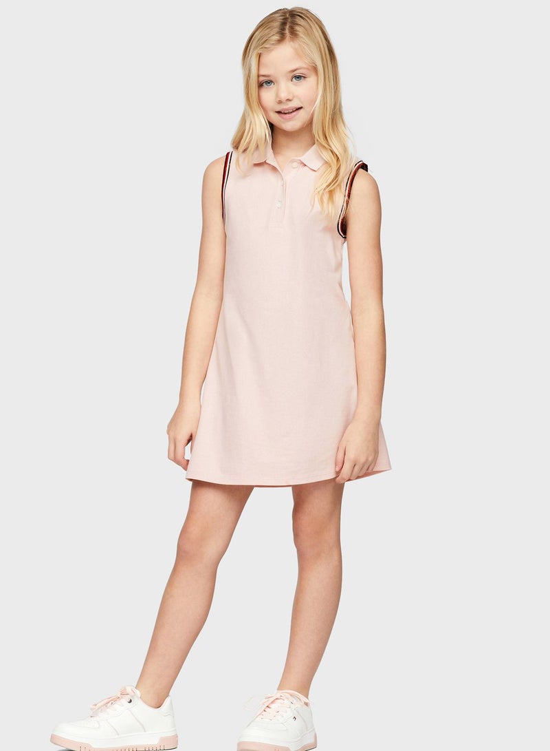 Youth Essential Polo Dress