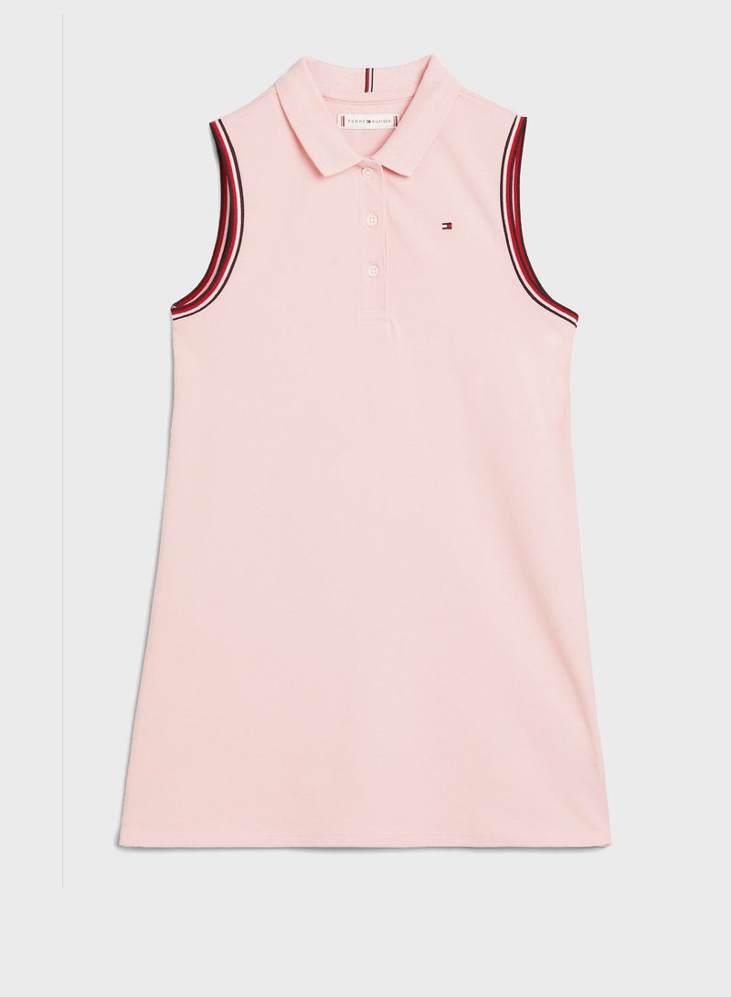 Youth Essential Polo Dress