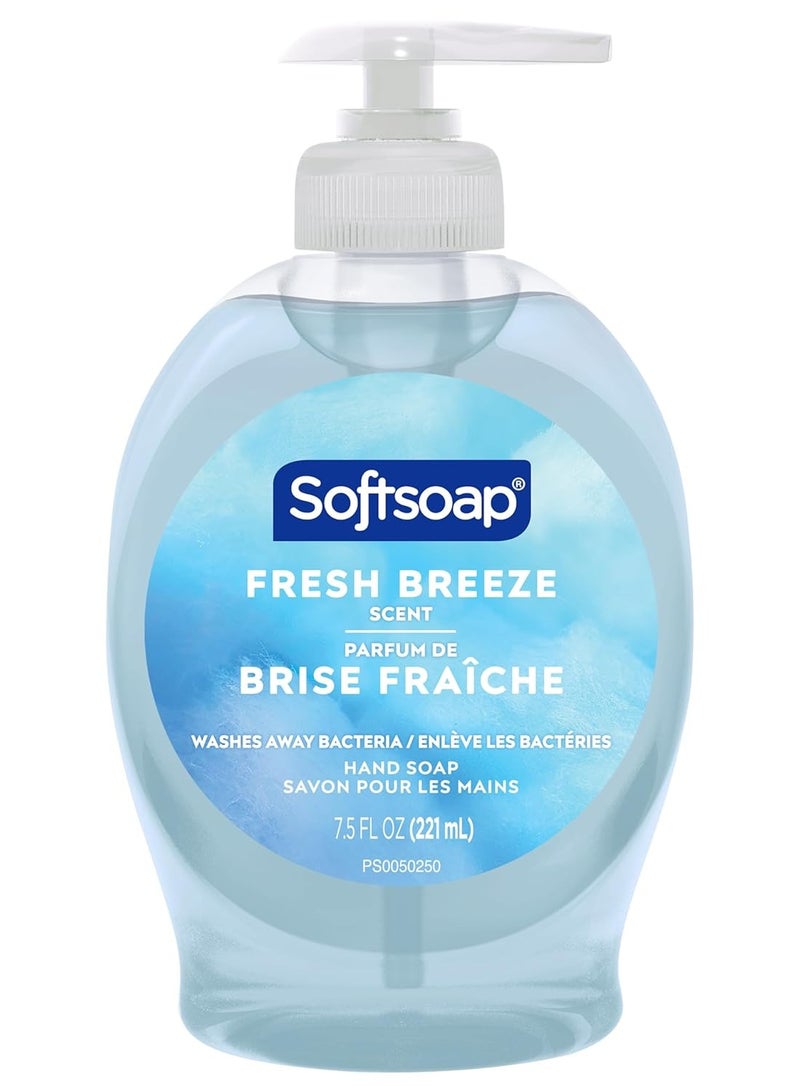Softsoap Liquid Hand Soap, Fresh Breeze - 7.5 Fl Oz (Pack of 6)
