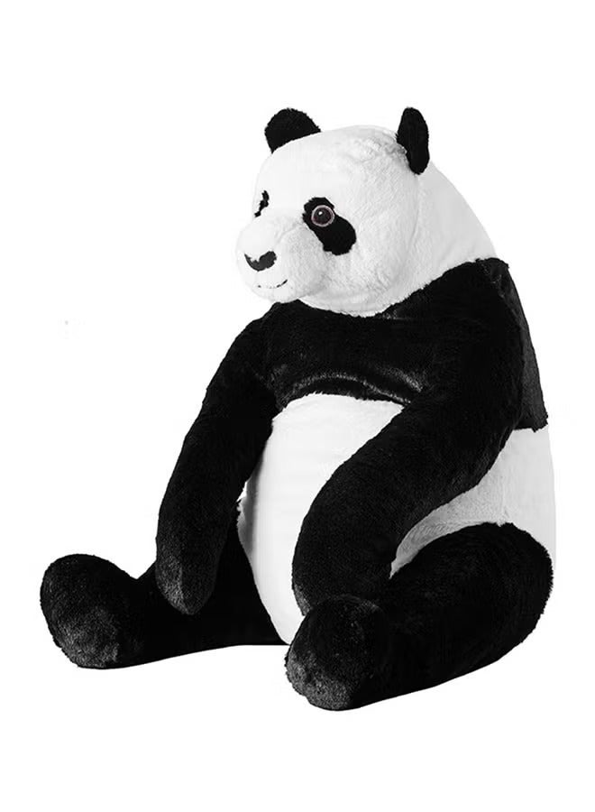 Panda Treasure: Soft Plush Stuffed Toy with Intricate Art Embroidery.